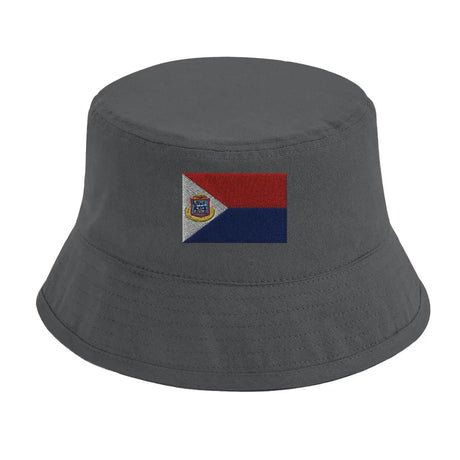 Chapeau Bob Drapeau de Saint-Martin - Pixelforma 