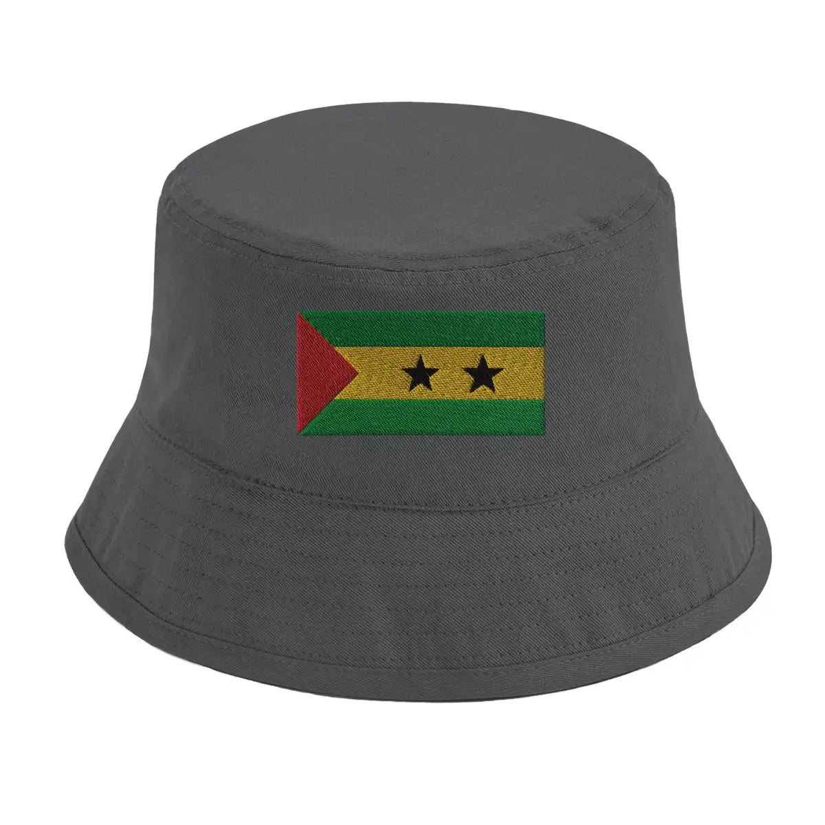 Chapeau Bob Drapeau de Sao Tomé-et-Principe - Pixelforma 