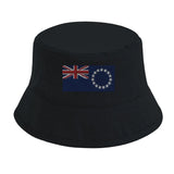 Chapeau bob drapeau des îles cook - pixelformaflag