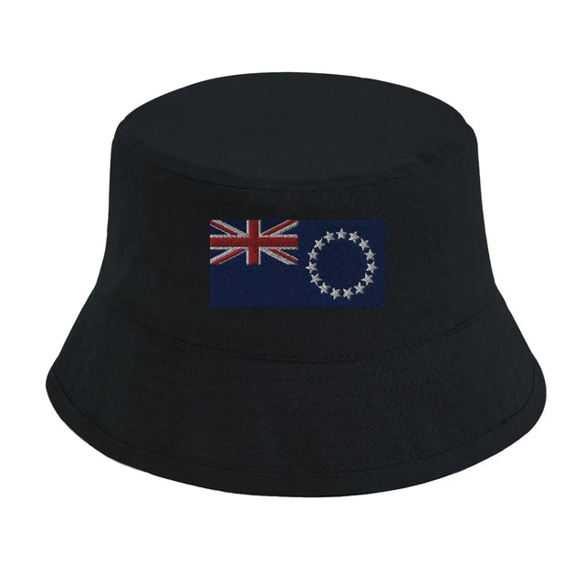 Chapeau bob drapeau des îles cook - pixelformaflag