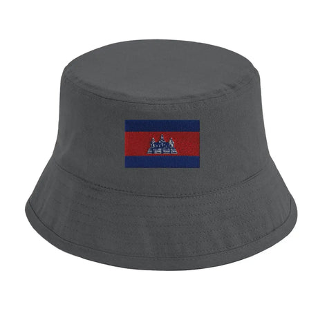 Chapeau Bob Drapeau du Cambodge - Pixelforma 