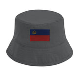 Chapeau bob drapeau du liechtenstein - pixelformaflag