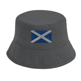 Chapeau bob drapeau écosse coton brodé excellente respirabilité