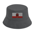 Chapeau bob drapeau gibraltar coton brodé excellente respirabilité