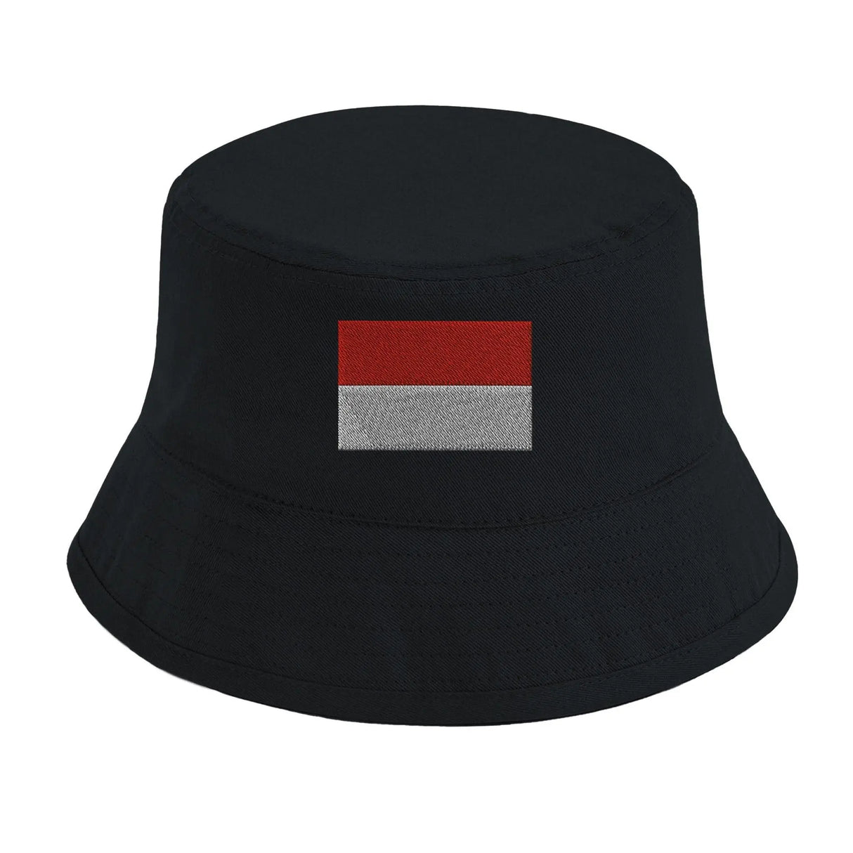 Chapeau bob drapeau indonésie coton brodé excellente respirabilité