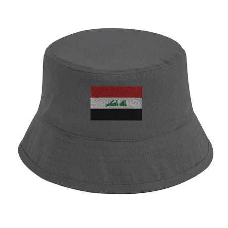 Chapeau bob drapeau irak coton brodé excellente respirabilité