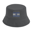Chapeau bob drapeau israël brodé coton léger respirant