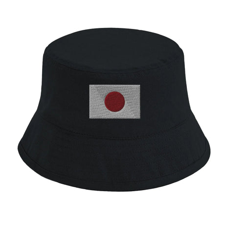 Chapeau bob drapeau japon coton brodé excellente respirabilité