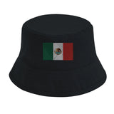 Chapeau bob drapeau mexique coton brodé excellente respirabilité