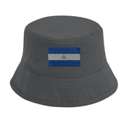 Chapeau bob drapeau nicaragua coton brodé style été