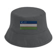 Chapeau bob drapeau ouzbékistan coton brodé respirant