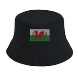 Chapeau bob drapeau pays de galles coton brodé respirant