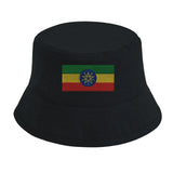 Chapeau bob éthiopie coton brodé couleurs estivales