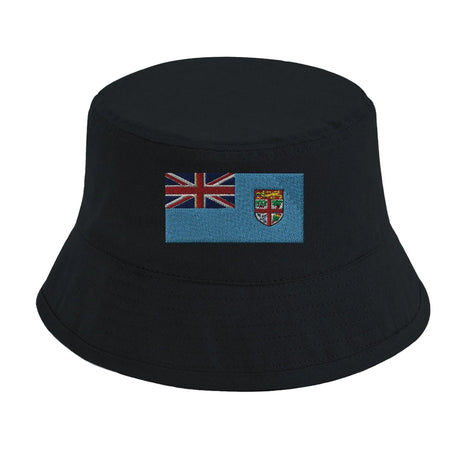 Chapeau bob fidji coton brodé léger couleur estivale