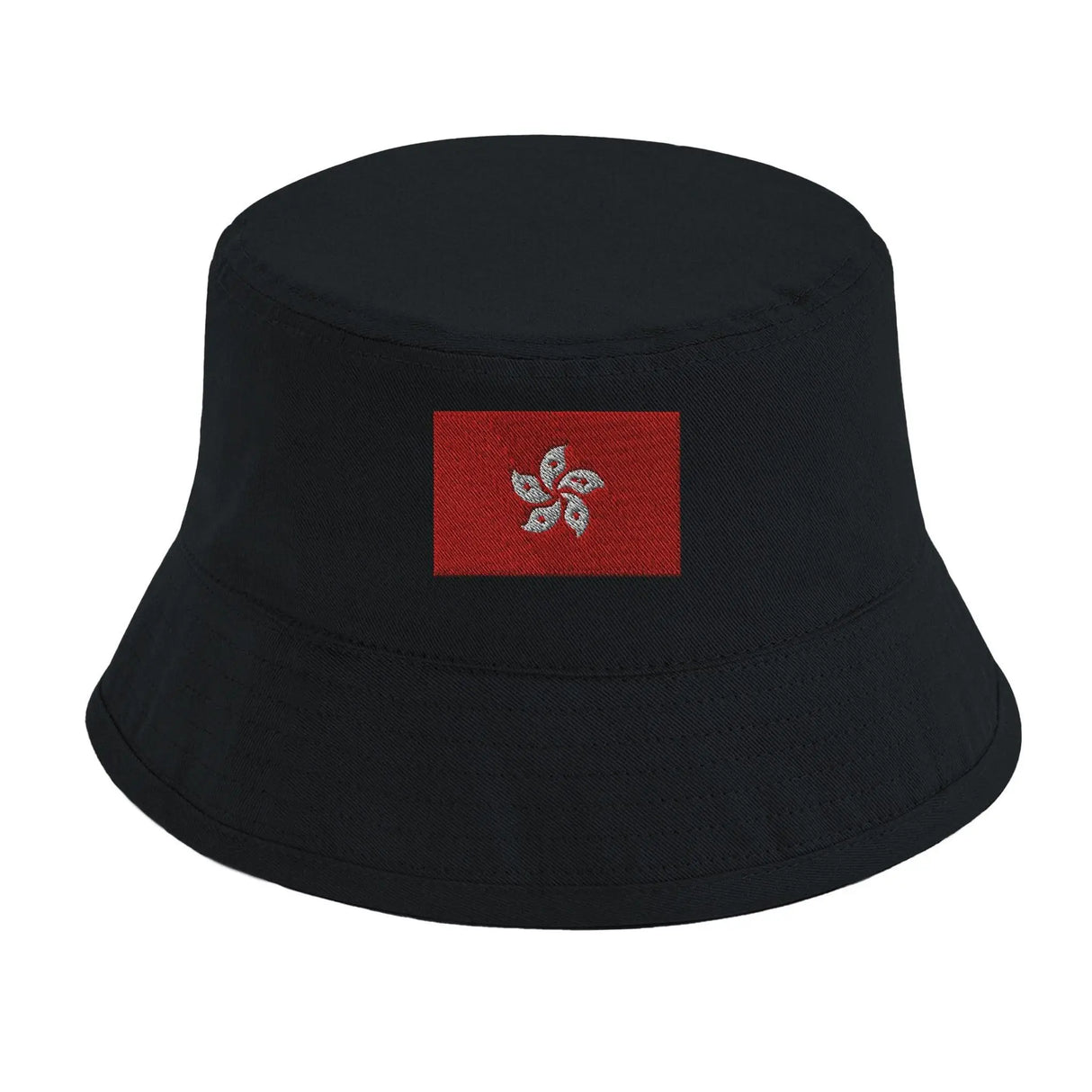 Chapeau bob hong kong coton brodé léger et respirant