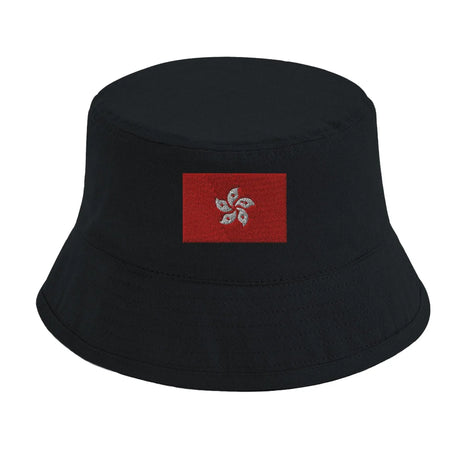 Chapeau bob hong kong coton brodé léger et respirant