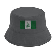 Chapeau bob île norfolk coton brodé léger et tendance
