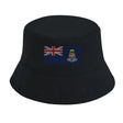 Chapeau bob îles caïmans coton brodé couleurs estivales