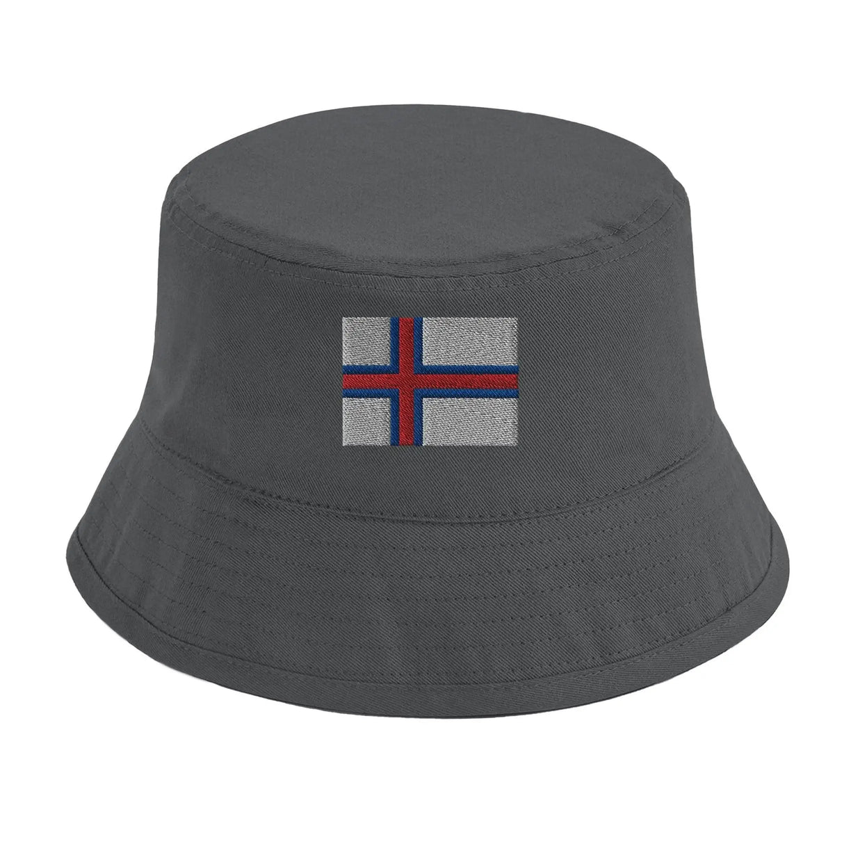 Chapeau bob îles féroé coton brodé couleur estivale