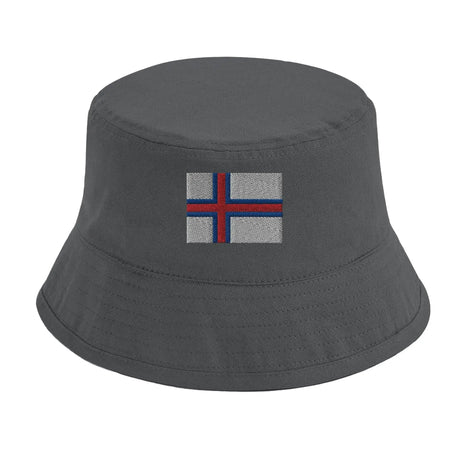 Chapeau bob îles féroé coton brodé couleur estivale