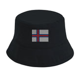 Chapeau bob îles féroé coton brodé couleur estivale