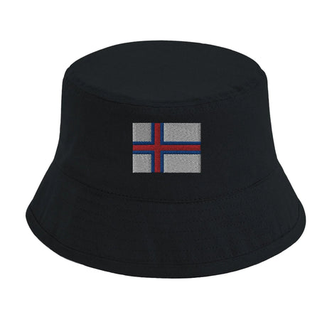 Chapeau bob îles féroé coton brodé couleur estivale