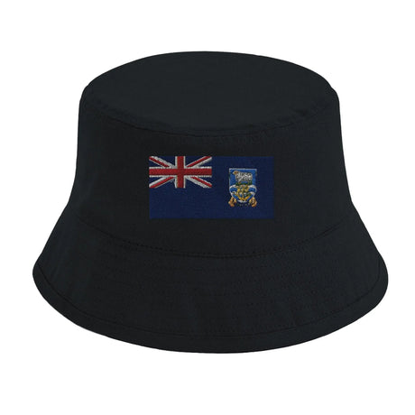 Chapeau bob îles malouines coton brodé léger tendance