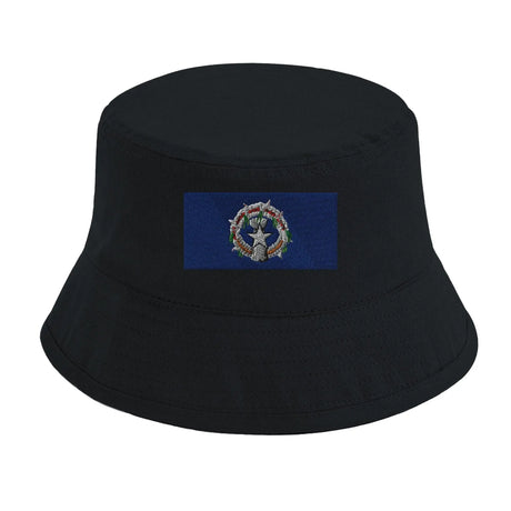 Chapeau bob îles mariannes brodé coton excellente respirabilité