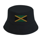 Chapeau bob jamaïque coton brodé couleurs estivales