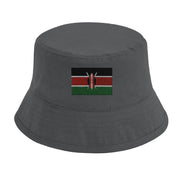 Chapeau bob kenya brodé coton léger couleur tendance
