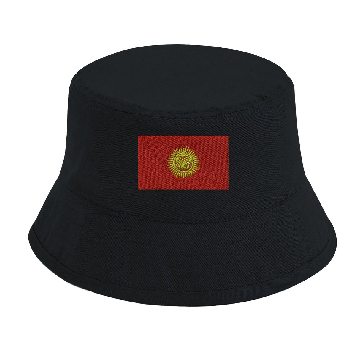 Chapeau bob kirghizistan coton brodé excellente respirabilité
