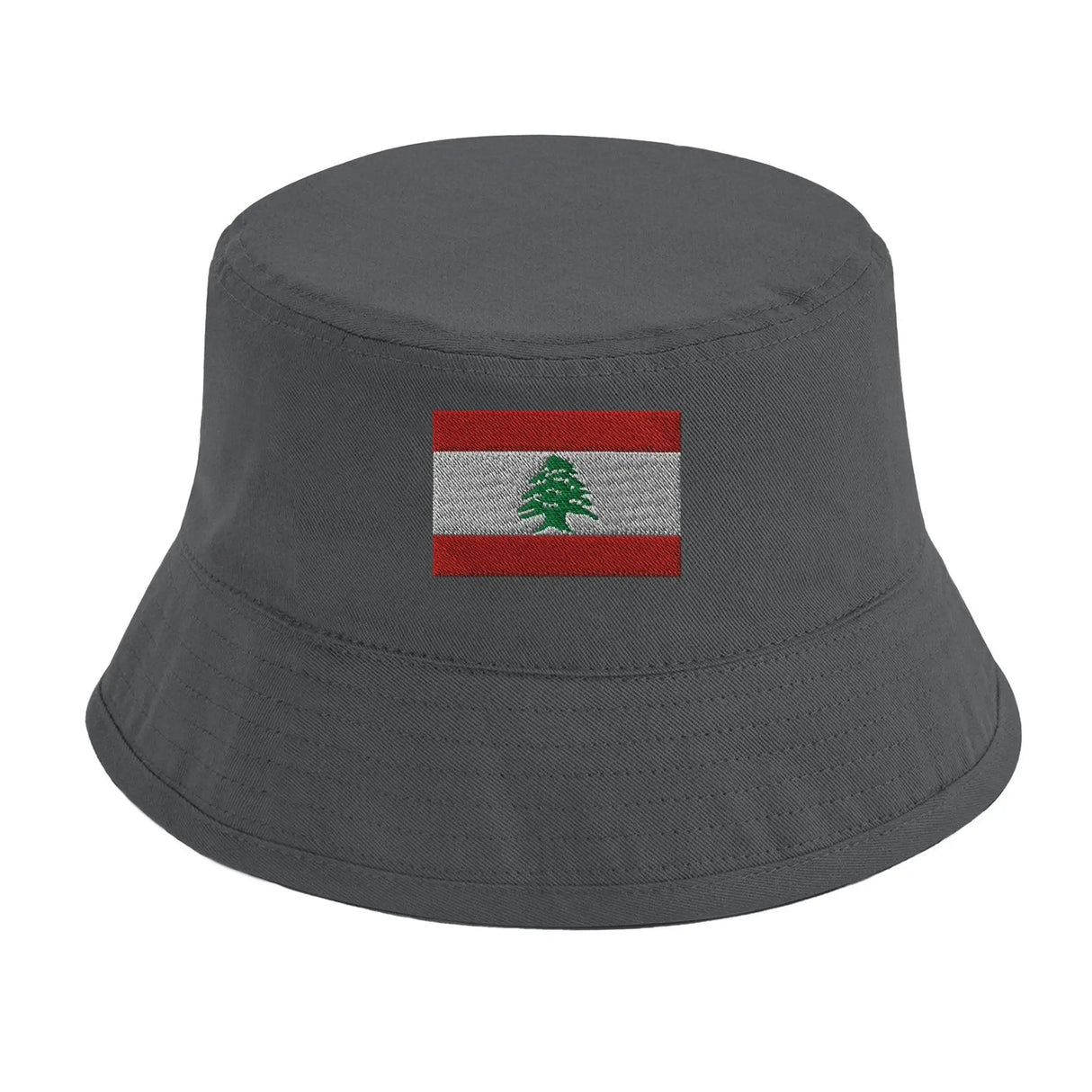 Chapeau bob liban brodé coton léger couleur tendance