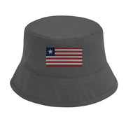 Chapeau bob liberia brodé coton excellente respirabilité