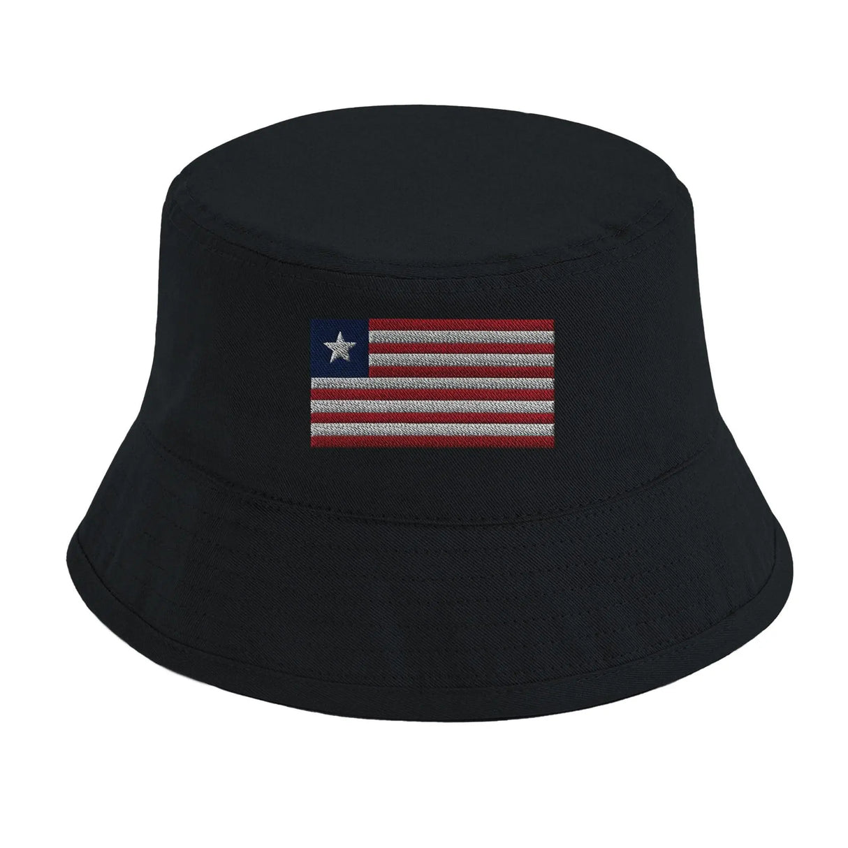 Chapeau bob liberia brodé coton excellente respirabilité