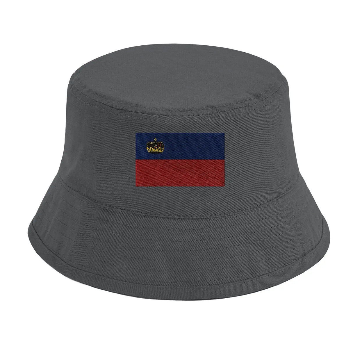 Chapeau bob liechtenstein coton brodé style décontracté