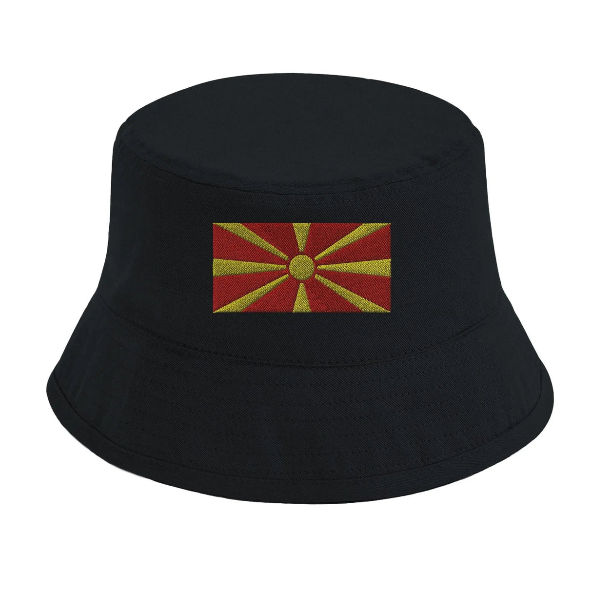 Chapeau bob macédoine du nord brodé coton excellente respirabilité