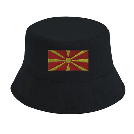 Chapeau bob macédoine du nord brodé coton excellente respirabilité