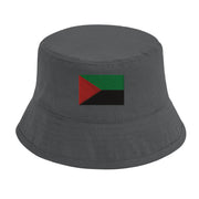 Chapeau bob martinique coton brodé léger couleur locale