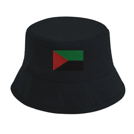 Chapeau bob martinique coton brodé léger couleur locale