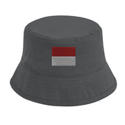 Chapeau bob monaco coton brodé léger couleur estivale