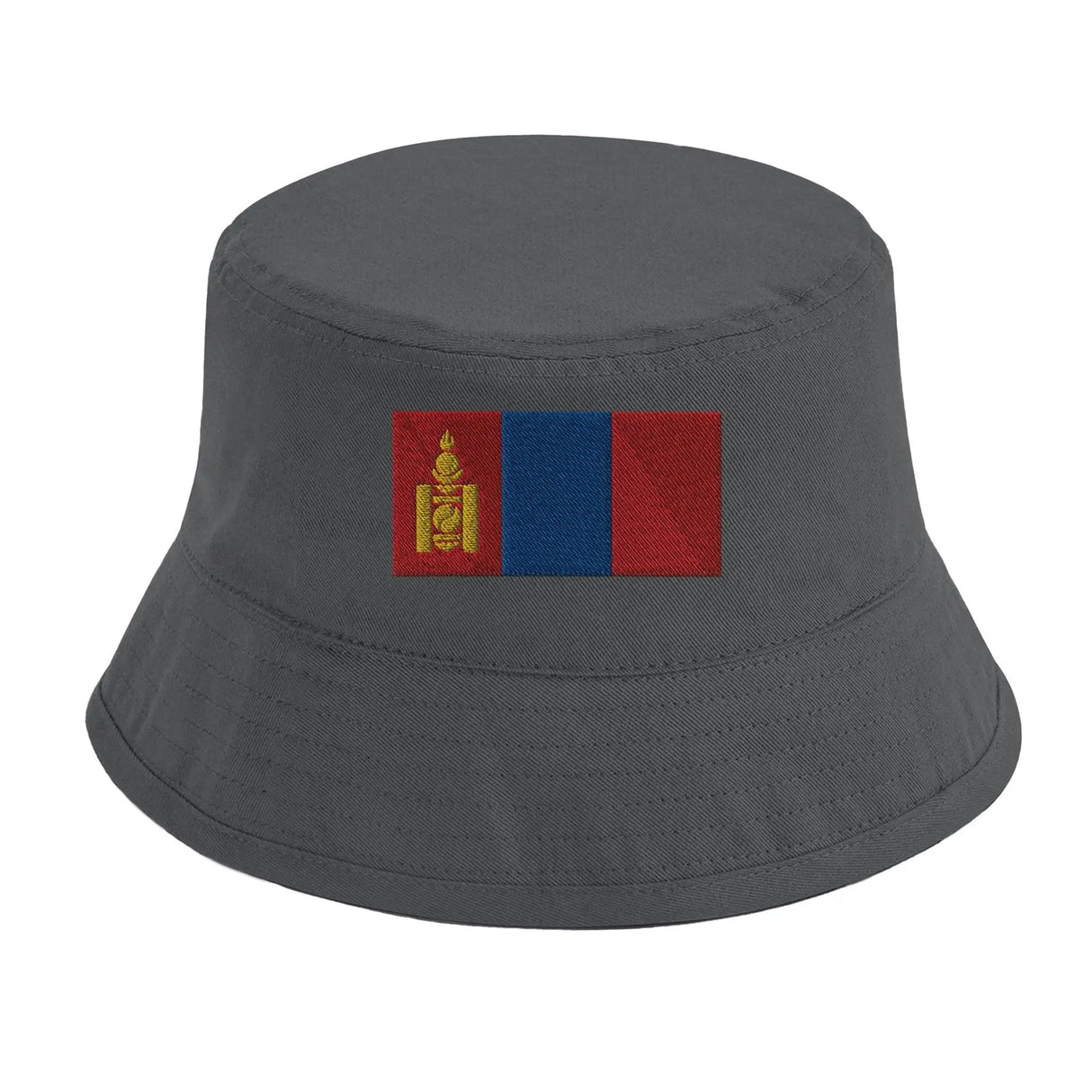 Chapeau bob mongolie coton brodé excellente respirabilité