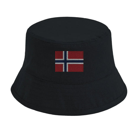 Chapeau bob norvège coton brodé léger couleurs tendance