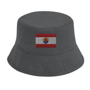 Chapeau bob polynésie française coton brodé léger tendance