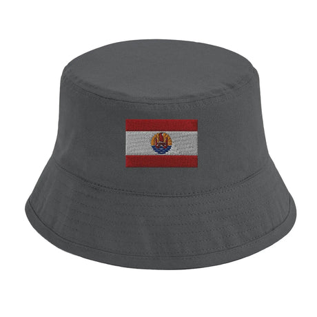 Chapeau bob polynésie française coton brodé léger tendance