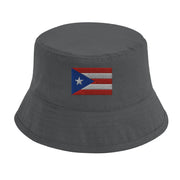 Chapeau bob porto rico coton brodé léger et respirant