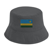 Chapeau bob rwanda brodé coton léger aux couleurs vives