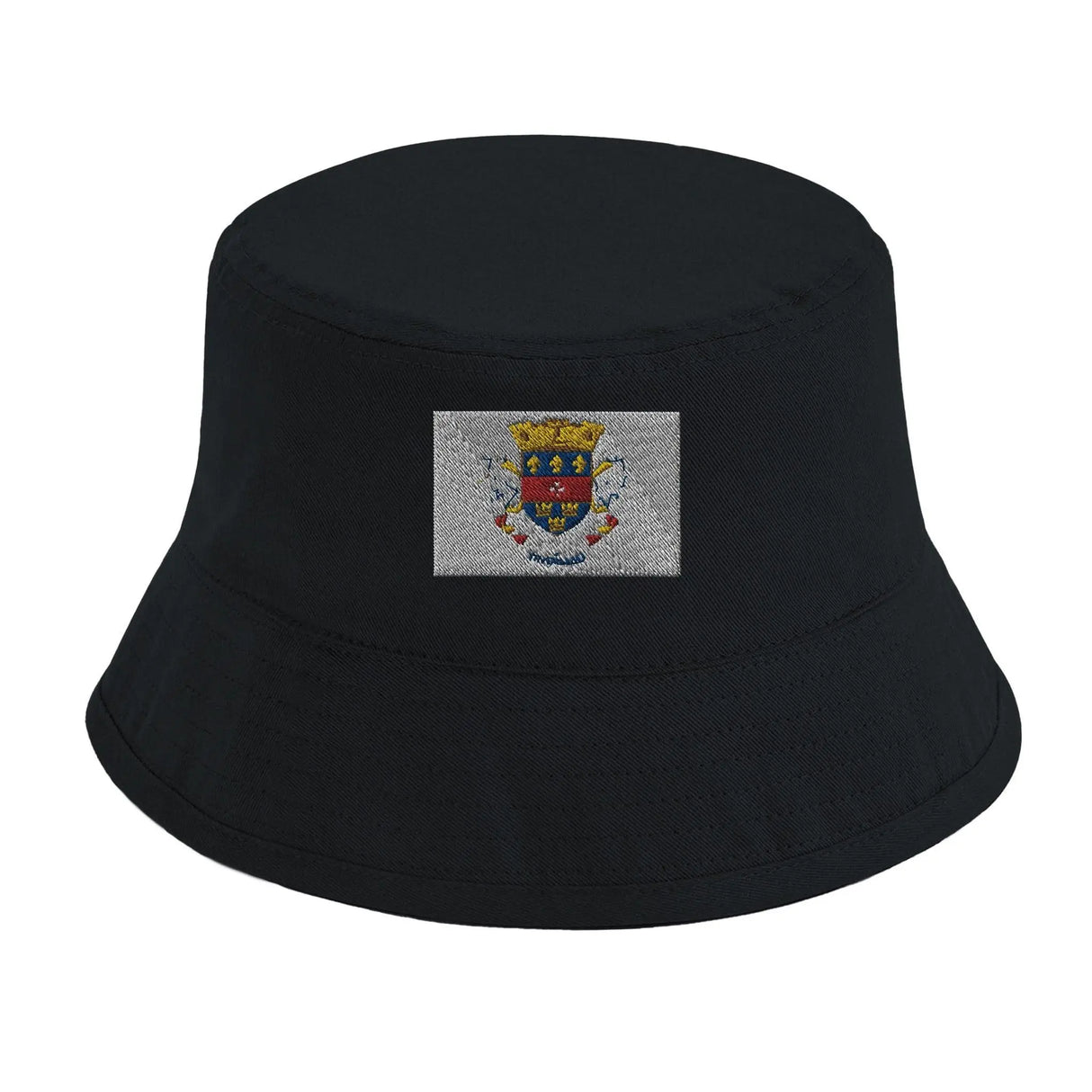 Chapeau bob saint-barthélemy brodé coton respirant