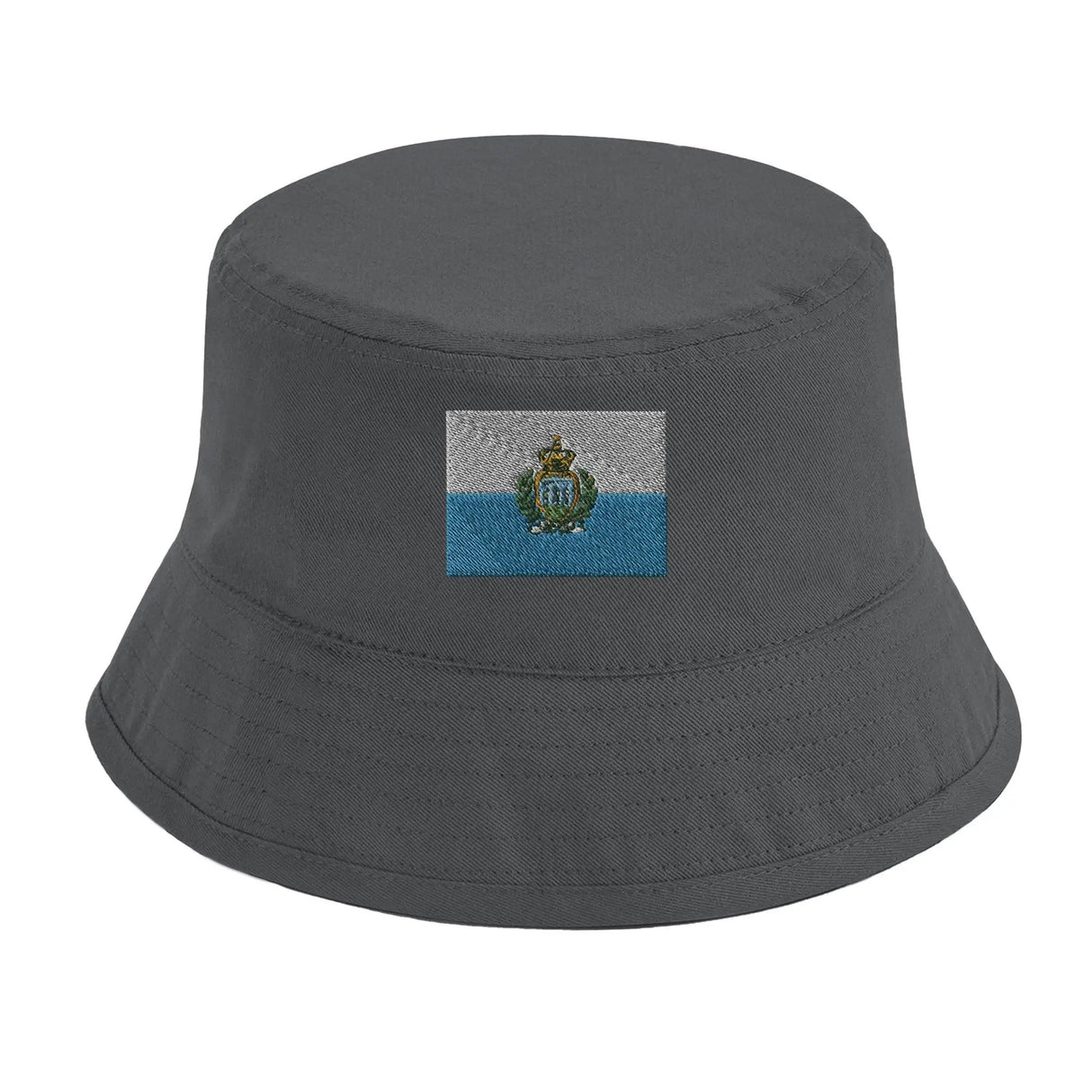 Chapeau bob saint-marin coton brodé couleur excellente respirabilité