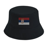 Chapeau bob serbie brodé coton excellente respirabilité