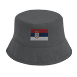 Chapeau bob serbie brodé coton excellente respirabilité